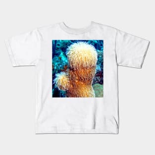 Corky Sea Finger feeding on the Caribbean currents Kids T-Shirt